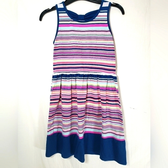 Pink Violet Girl's Pink Multicolored Sundress Sz L (10-12) - Picture 1 of 6